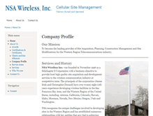 Tablet Screenshot of nsawireless.com